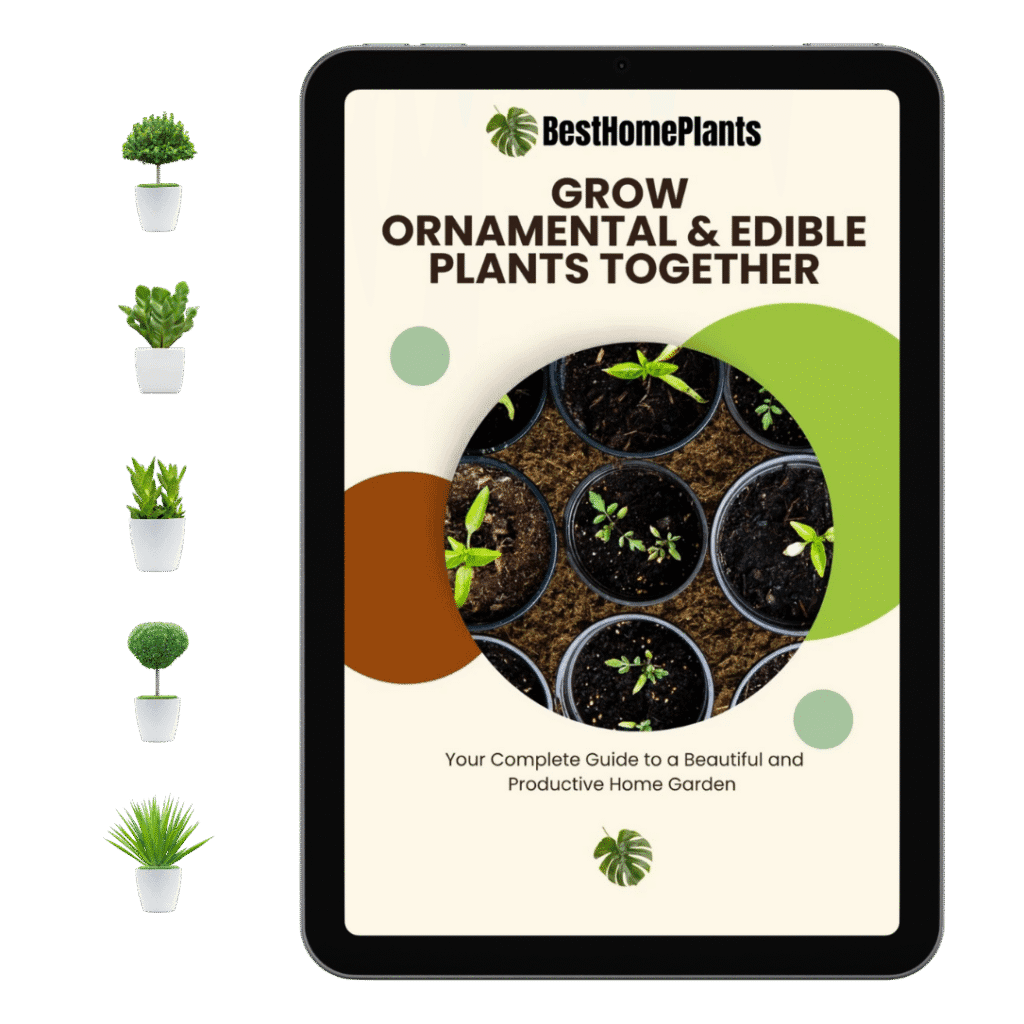 Vegetable Seeds, iPad showing the 50 Ornamental Plants & Seeds for a Beautiful Home & Garden eBook with plant profiles and seed growing tips. for gardening